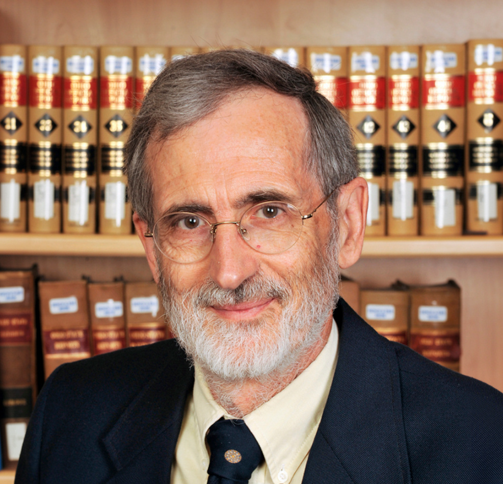 Professor John Quigley, background slightly extended using AI