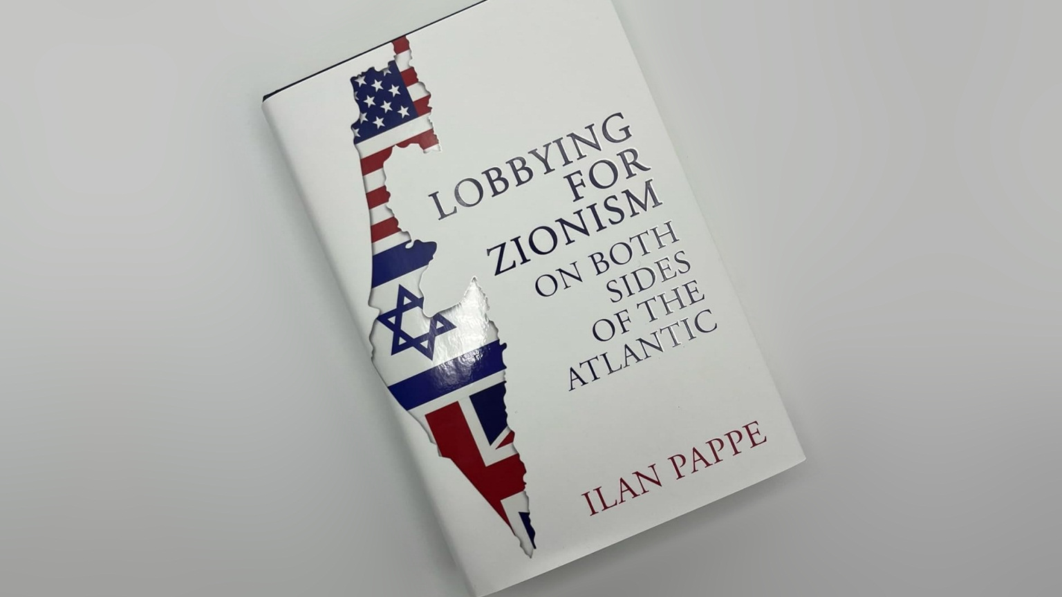 Lobbying for Zionism, book photo on a grey background